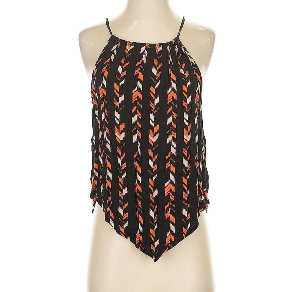 💙5/$25💙 Savanna Jane Black and Orange Chevron Top